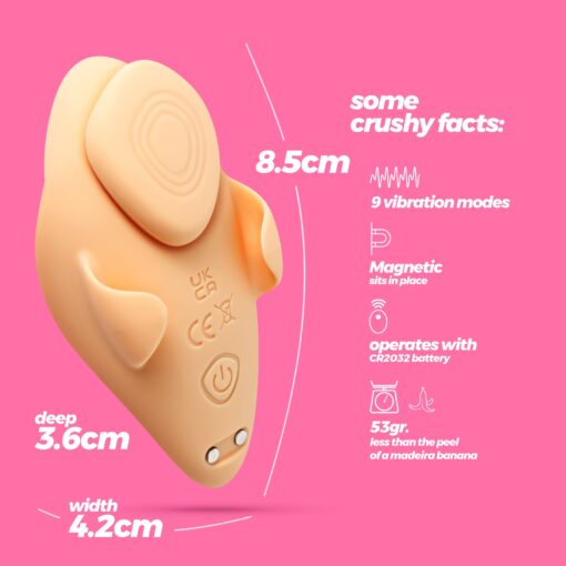 ATLANTIS VIBRADOR DE CUECA COM COMANDO À DISTÂNCIA CRUSHIOUS - Image 11