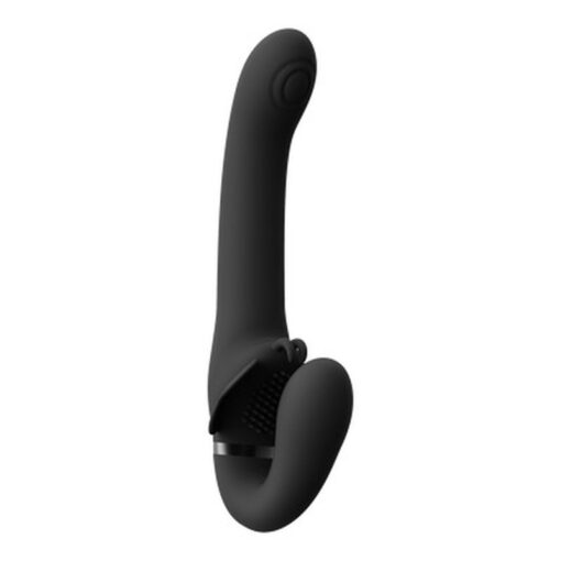STRAP-ON SEM ARNÊS SATU PULSE-WAVE AND VIBRATING PRETO VIVE