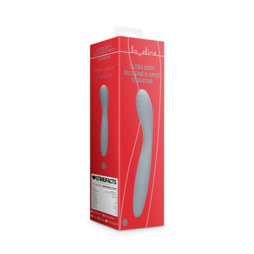 VIBRADOR ULTRA SOFT SILICONE G-SPOT BASALT GREY LOVELINE - Image 2