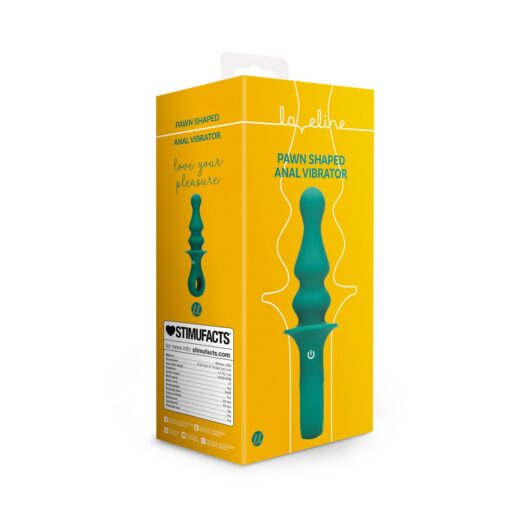 PLUG ANAL PEÃO COM VIBRAÇÃO PEACOCK PLUME LOVELINE - Image 2