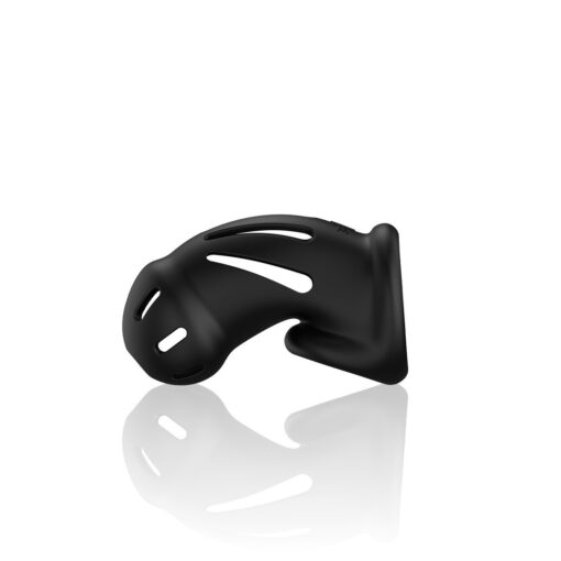 JAULA MODEL 27 ULTRA SOFT SILICONE CHASTITY PRETO MANCAGE - Image 4