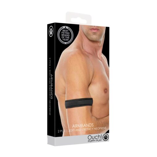 FAIXA DE BRAÇO EM NEOPRENE PRETA OUCH! - Image 2