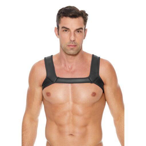 ARNÊS EM NEOPRENE S/M PRETO OUCH! - Image 5
